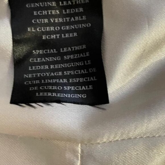 Brown leather jacket women small - Picture 6 of 7